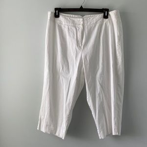 CATO White Capri pant